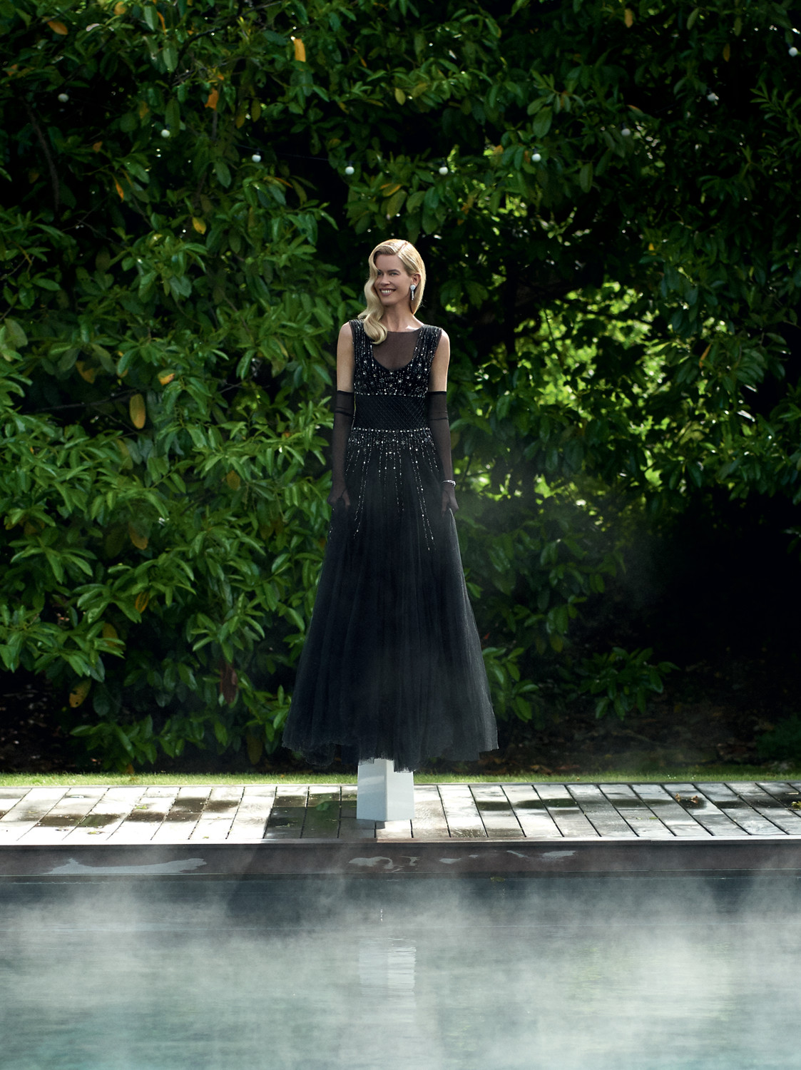 Claudia Schiffer in Vogue UK September 2020 by Matthew Vaughn