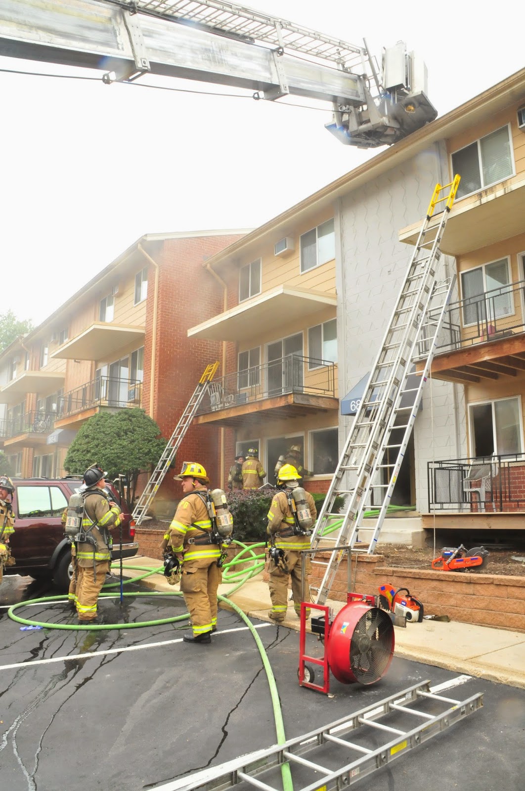 2Alarm Apartment Fire 6800 Block of Riverdale Road