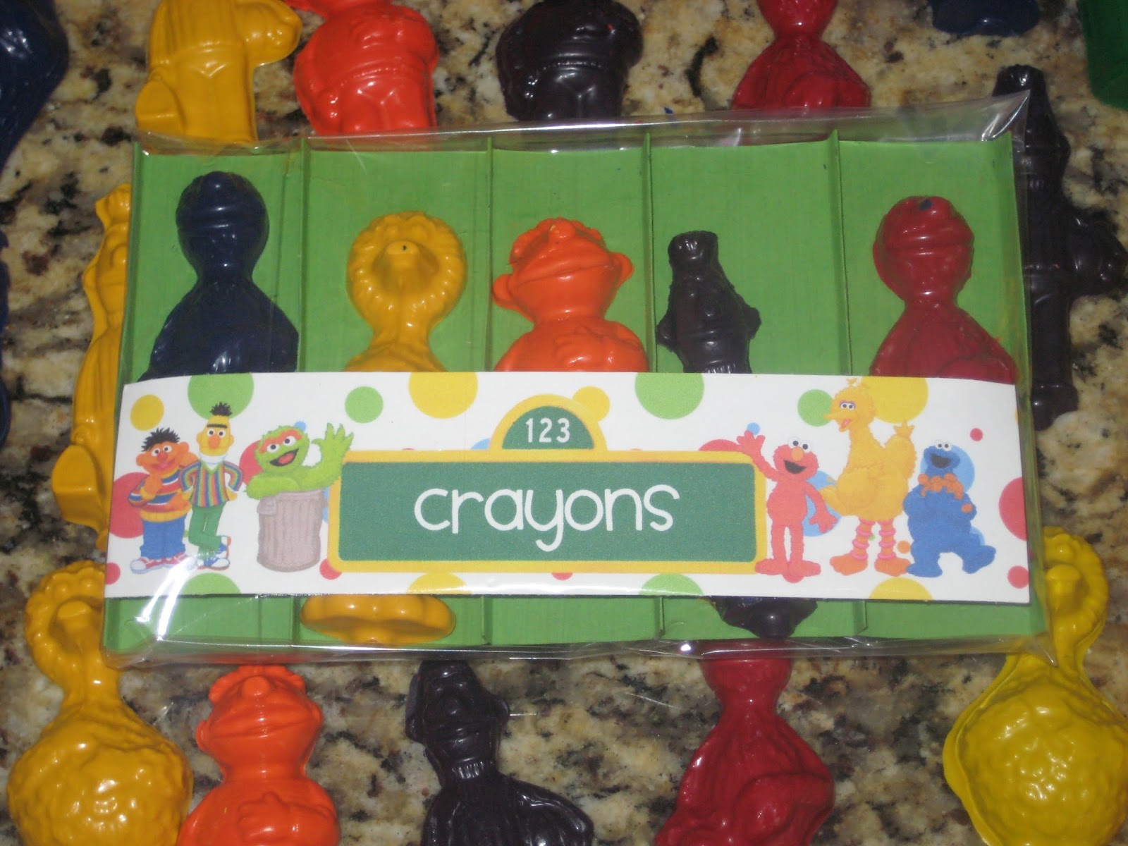 Red Write Returning Sesame Street Crayons