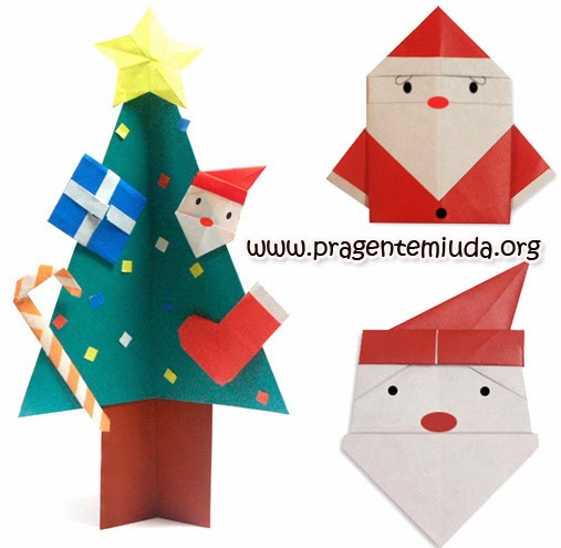atividades e enfeites de natal com origami