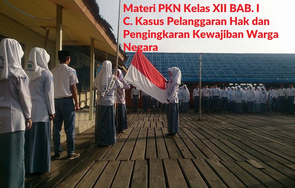Materi PKN Kelas XII BAB.I C.Kasus Pelanggaran Hak dan