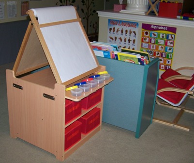 Guidecraft Desk To Easel Art Cart Review And Giveaway Planet