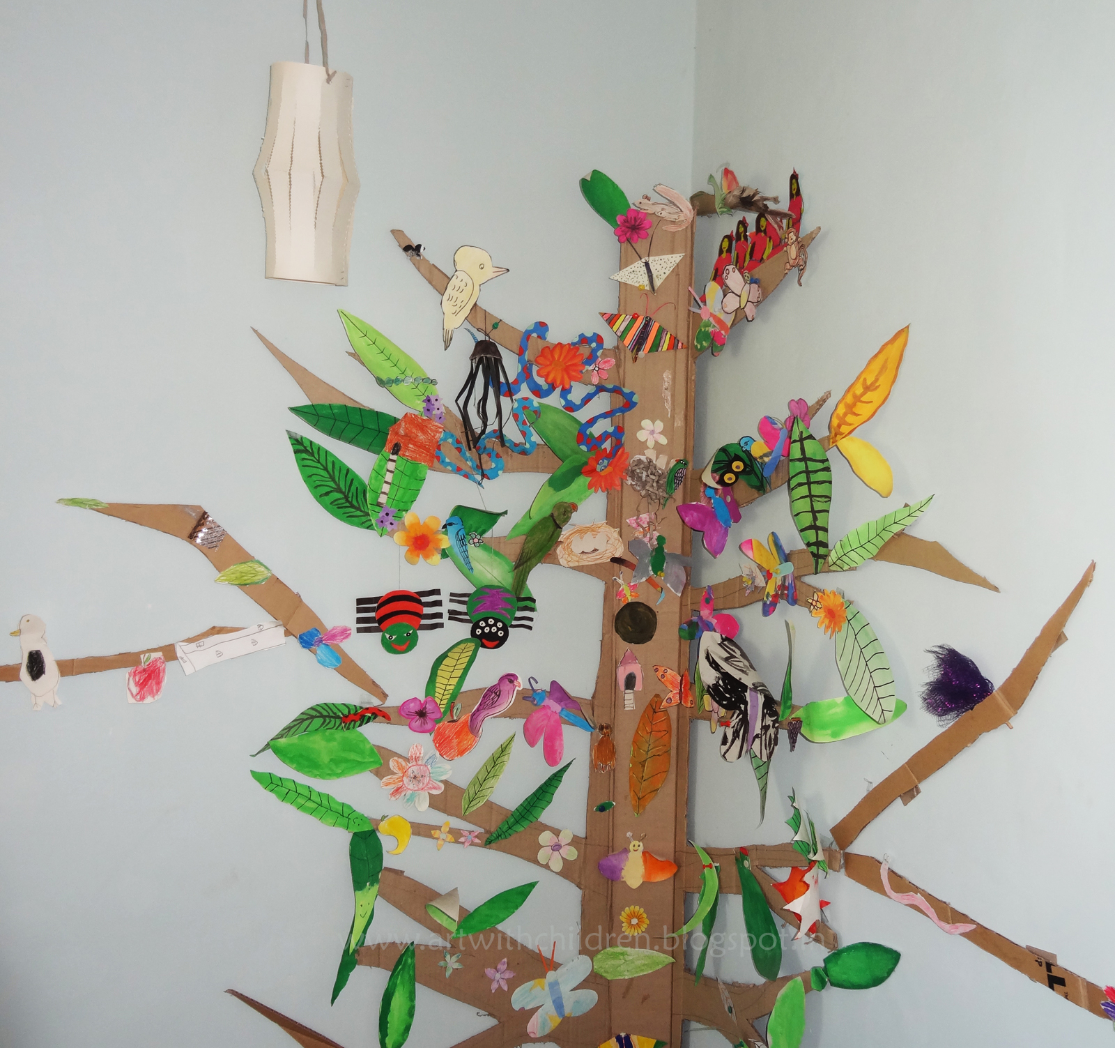 Our 'evergrowing' Recycling Tree