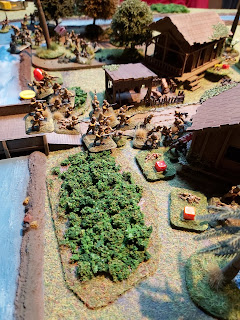 The Japanese are shot at by the British soldiers