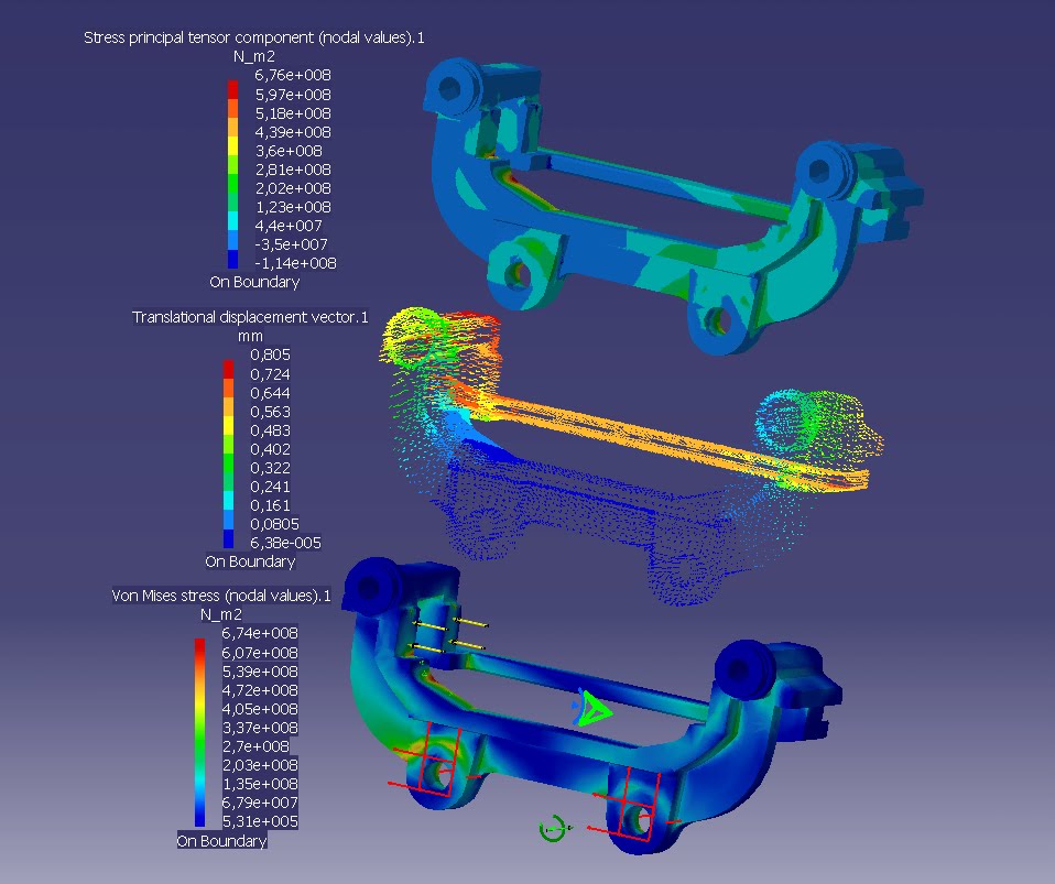 Kristoffersson Engineering Caliper bracket analysis