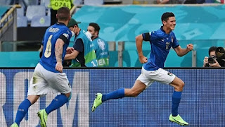 Timnas Italia mengalahkan Wales 1-0 pada laga penutup Grup A Euro, Keduanya Sama-sama Lolos ke Babak 16 Besar