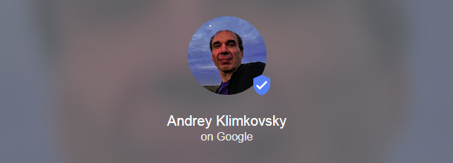 Andrey Klimkovsky on Google