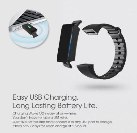 Riversong Wave O2 Colored Smart Band - OnLiveGadgets