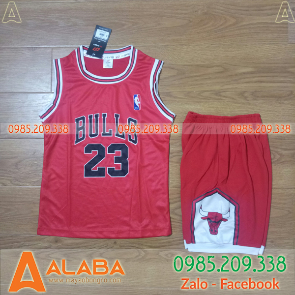 Quần áo bóng rổ Bulls màu đỏ xịn Quần áo bóng rổ Bulls màu đỏ xịn