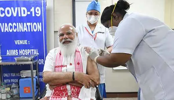 News, National, India, New Delhi, COVID-19, Vaccine, Narendra Modi, Prime Minister, Trending, Health, Health and Fitness, PM Modi's Message To India As He Takes First Shot Of Coronavirus Vaccine