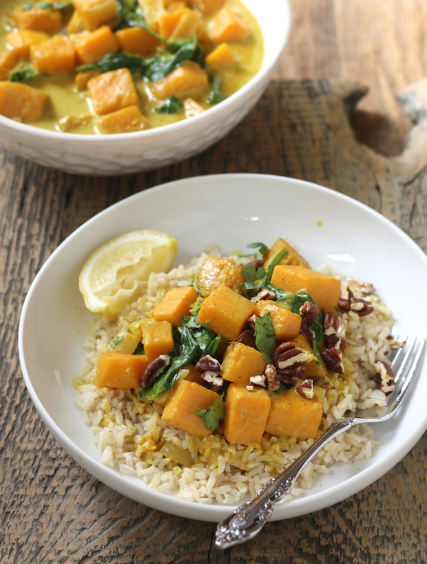 Butternut squash coconut curry by SeasonWithSpice.com
