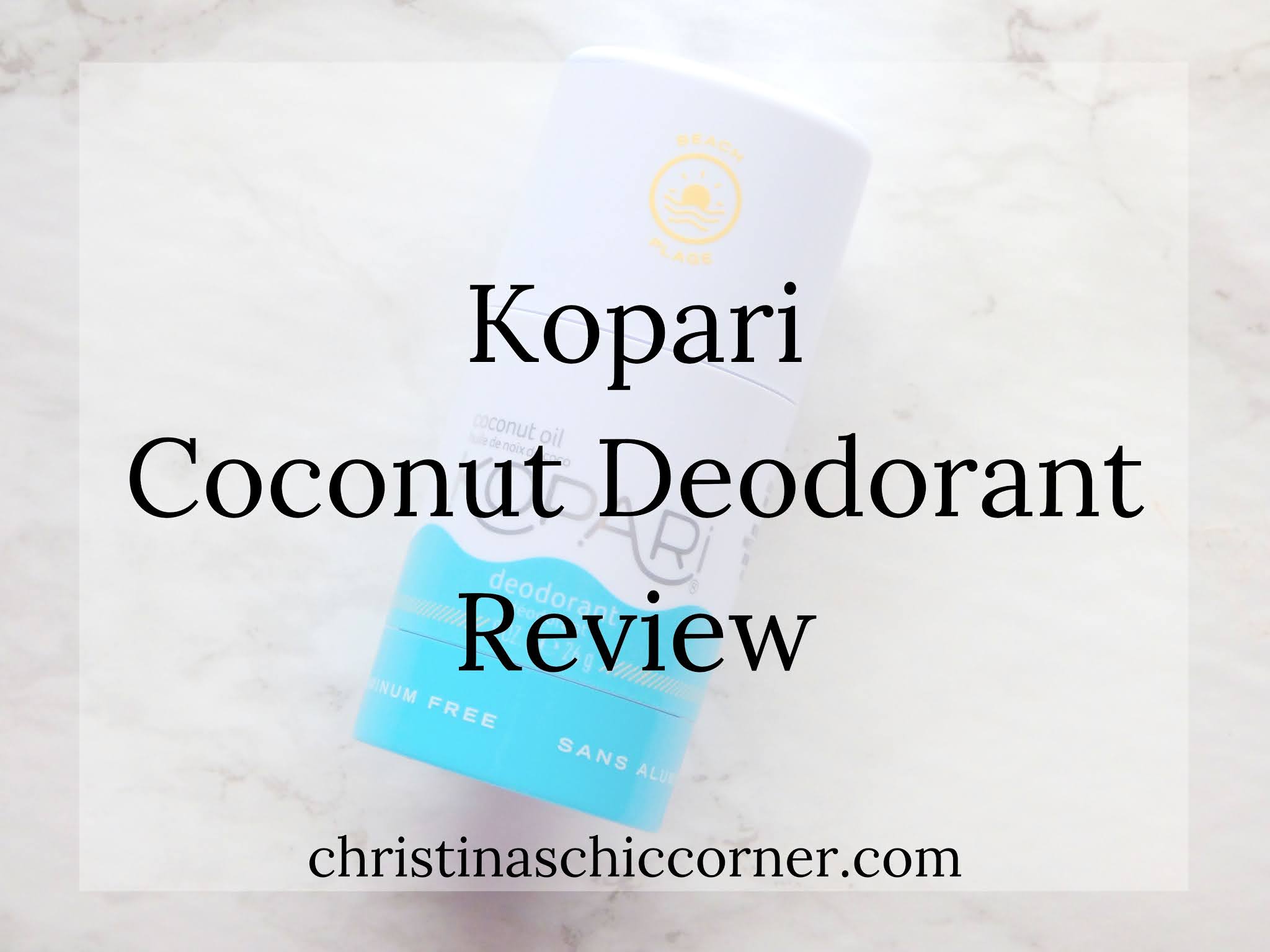 Kopari Coconut Deodorant Review