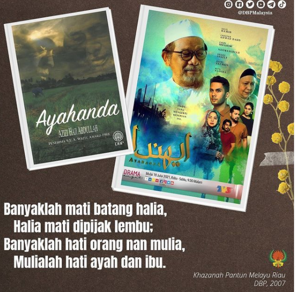 Ayahanda tv3 drama Telemovie Ayahanda