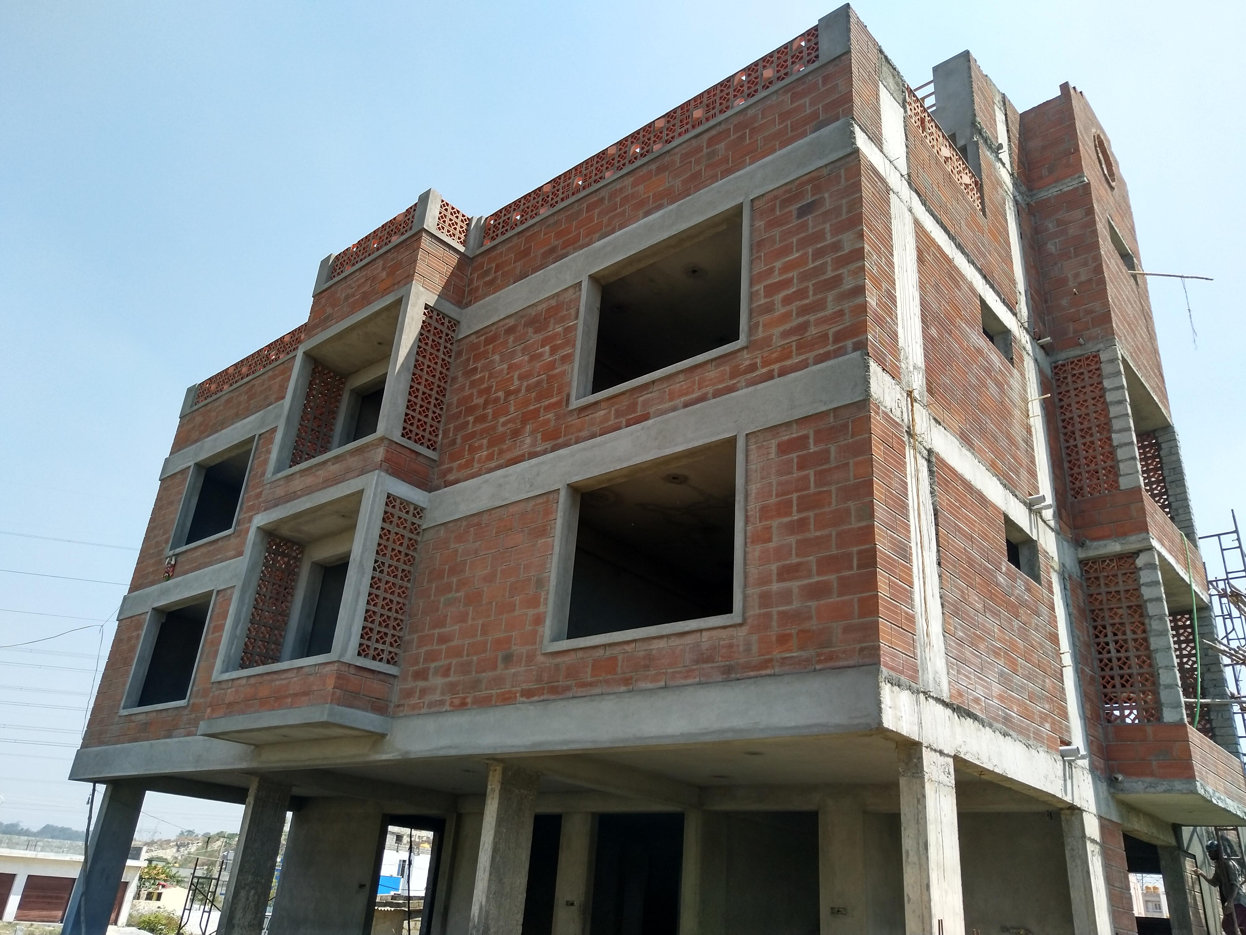 Building construction using Porotherm bricks Bannerghatta Road Bangalore