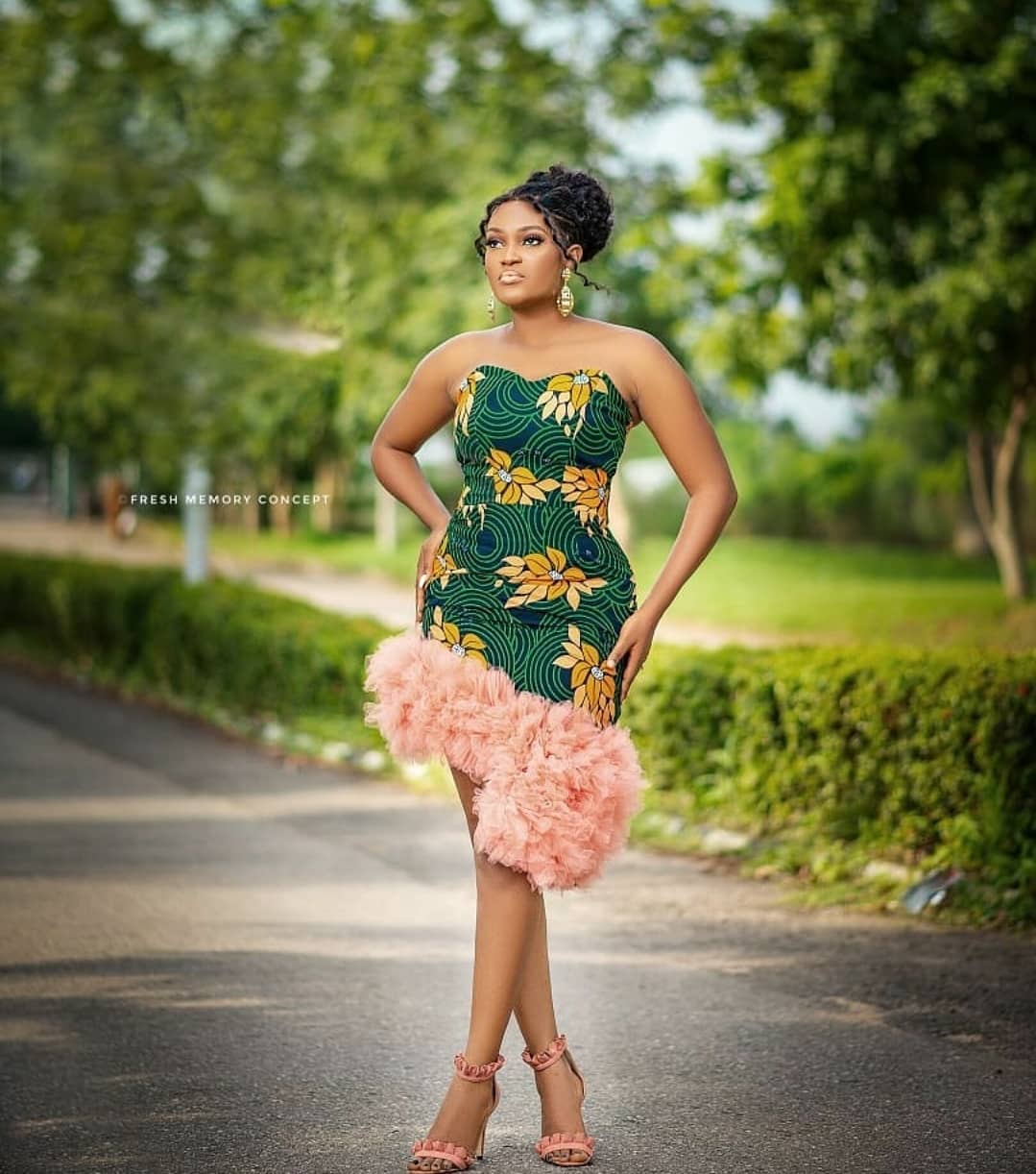 Latest Ankara Short Gown Fashion Html M Material Short Gown Styles