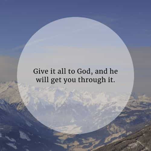 Giving It To God Quotes 95 God Inspirational Quotes That'll Inspire You To Trust Him