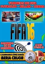 Torneo de Fifa - Futbolin - Billar y Diana