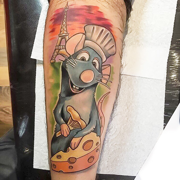 10 Tato Animasi Kartun Unik di Tangan Tatotuti