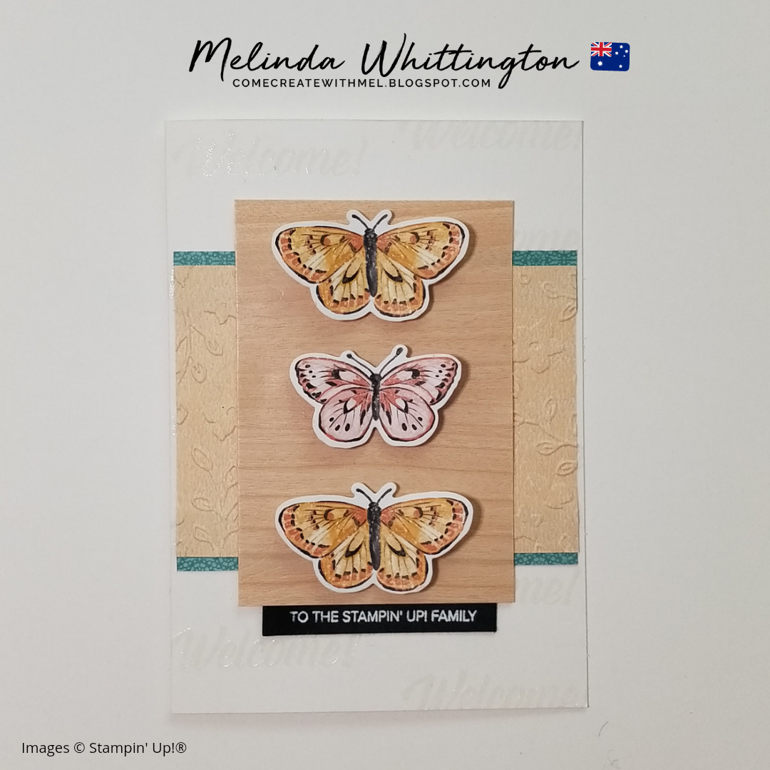 Stampin' Up! Butterfly Bijou DSP Melinda Whittington