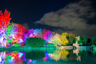 Fotokunst Langzeitbelichtung Herbstleuchten Maximilianpark Hamm ICM