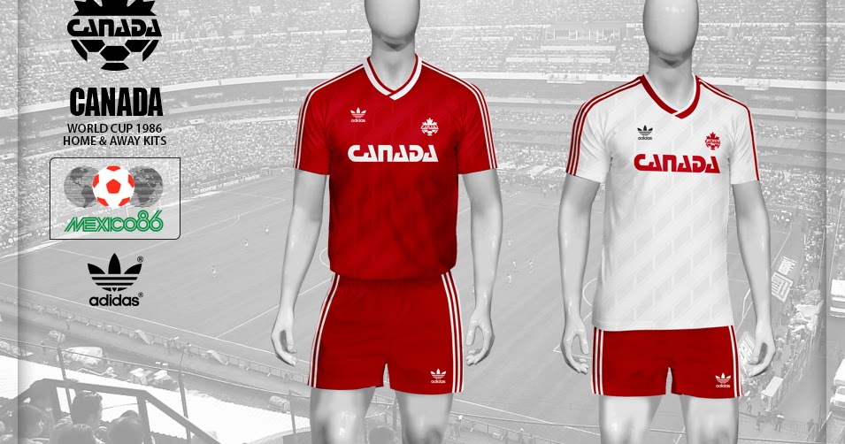 Kire Football Kits Canada kits World Cup 1986