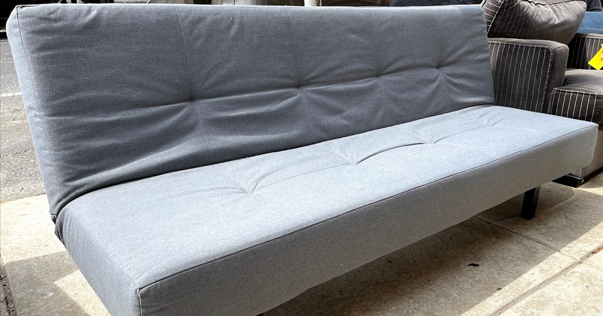 Uhuru Furniture & Collectibles 484335 Gray Futon by Ikea 120 SOLD