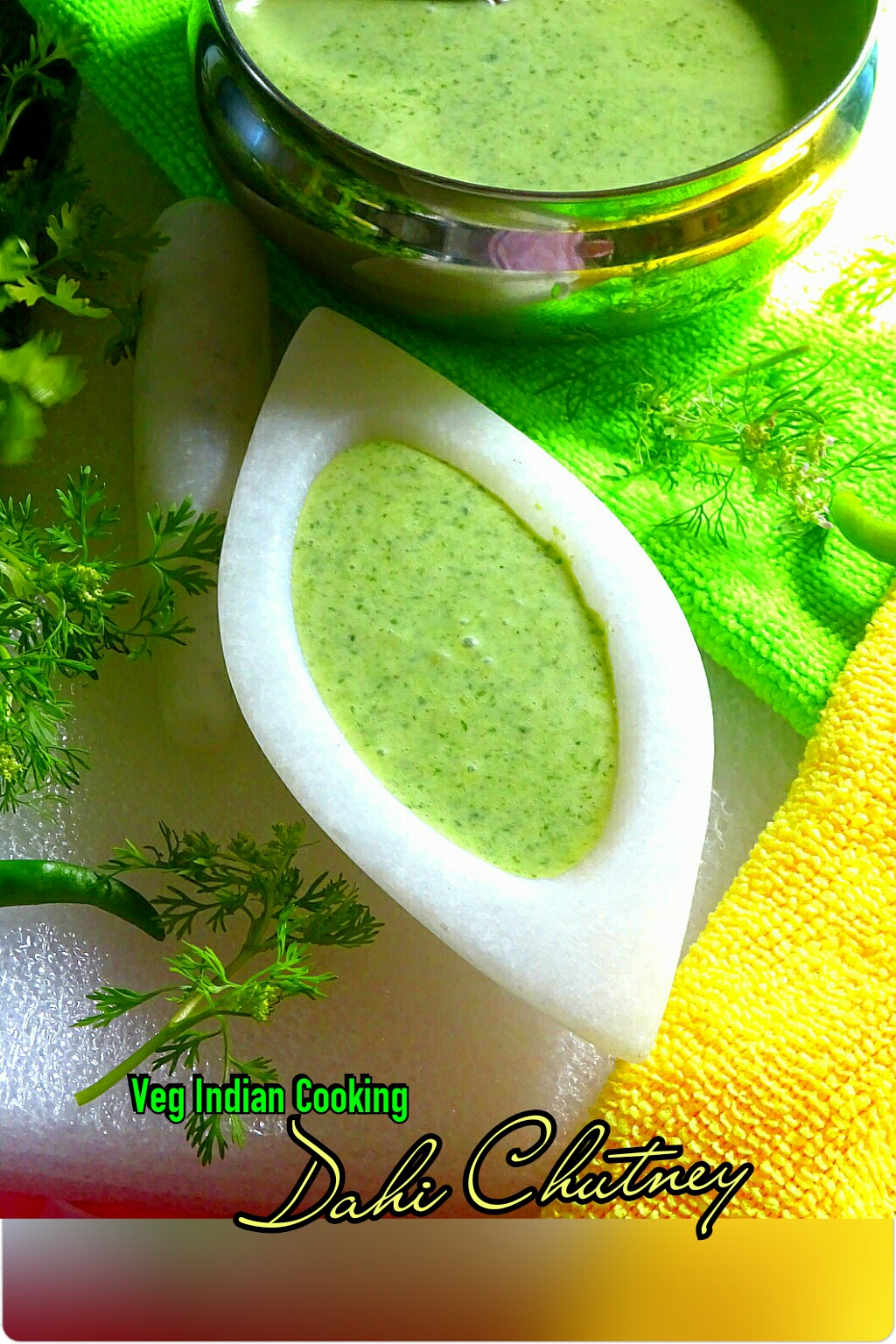Veg Indian Cooking Dahi Chutney