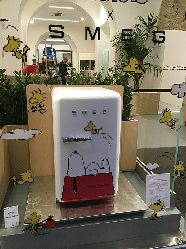 Snoopy 2024 smeg fridge