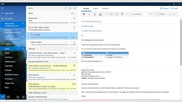 Aplikasi email client pada windows 10