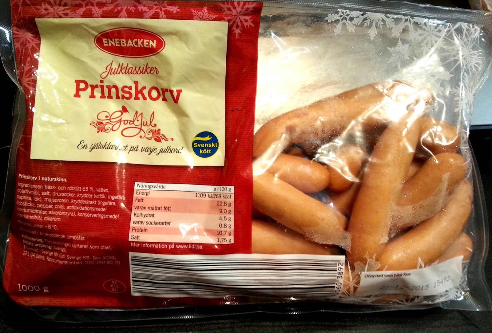 Rune Matomanen Matälskare Prinskorv till Jul Test del 1