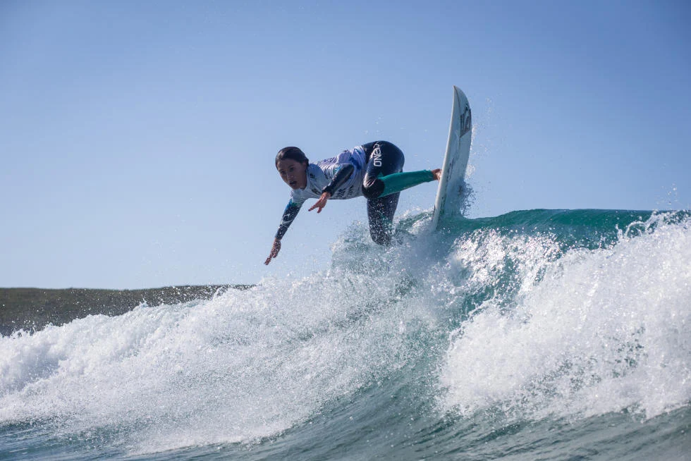 32 Malia Manuel HAW Pantin Classic Galicia Pro 2015 Foto WSL