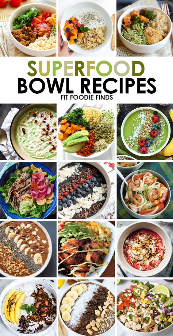 15 SUPERFOOD BOWL RECIPES Easy Food Recipes