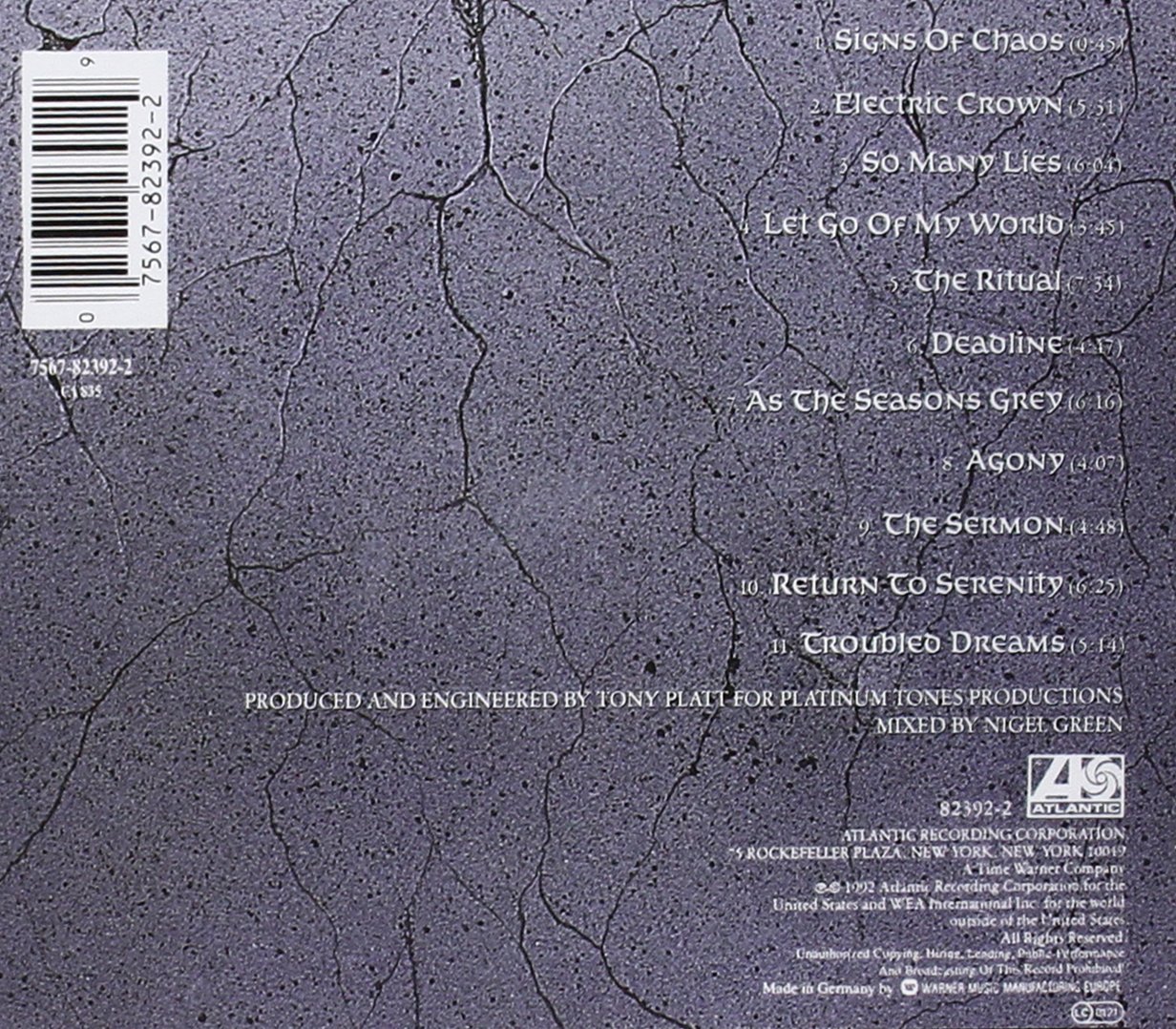 Classic Rock Covers Database Testament The Ritual (1992)