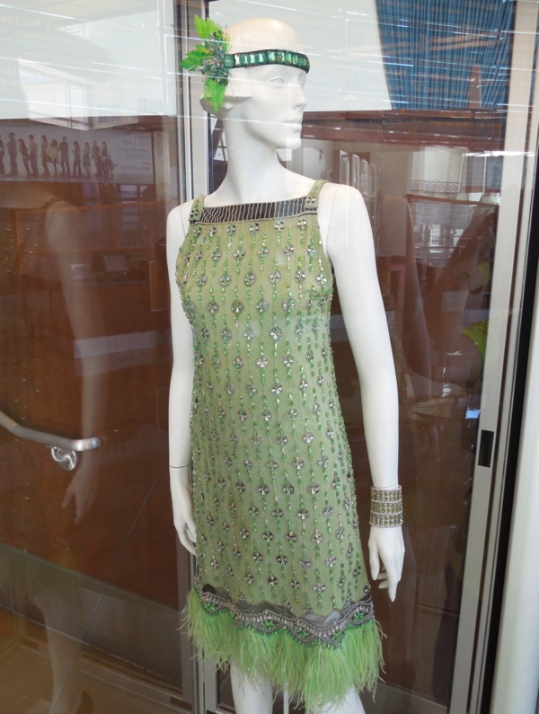 Great Gatsby green flapper dress