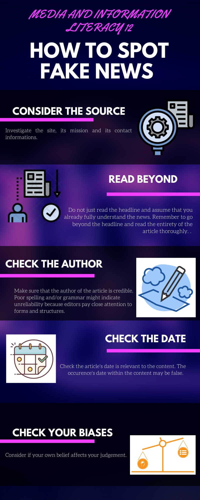 INFOGRAPHIC:TIPS ON HOW TO SPOT FAKE NEWS