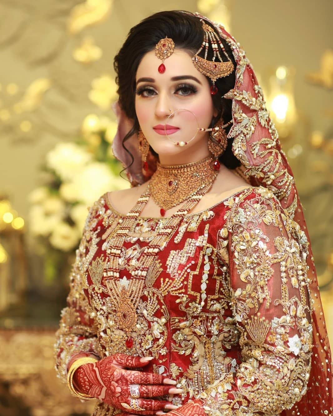 Cute Bridal Makeup and Dress Ideas Pic for Girls - Facebook ...