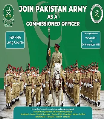 Pakistan Army (PMA Long Course 149) Online Registration 2021