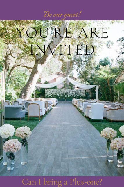 Wedding Etiquette - RSVP - When a Guest Ask For A Plus One wedding advice - services provided by wedding planners - The awkward plus 1 question comes up and you're not sure how to respond - wedding ideas blog by K'Mich in Philadelphia PA - wedding planning services