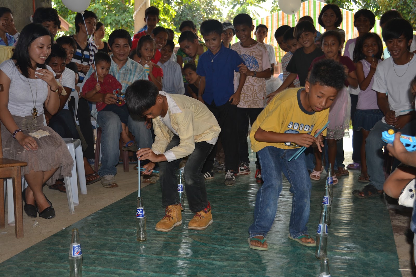 Blooming Pop Bottle Relay