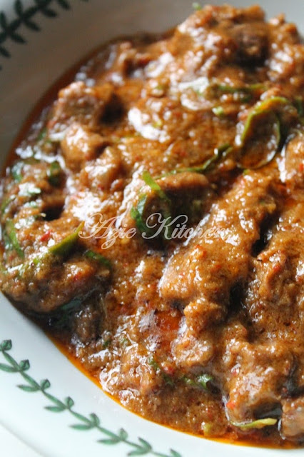 Rendang Daging Untuk Juadah Bersahur