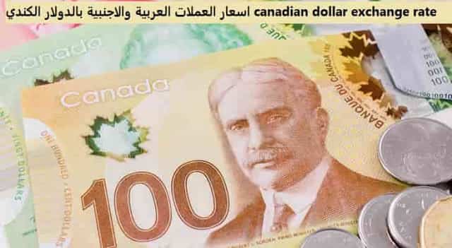 اسعار العملات مقابل الدولار الكندي اليوم اسعار العملات مقابل الدولار الكندي اليوم