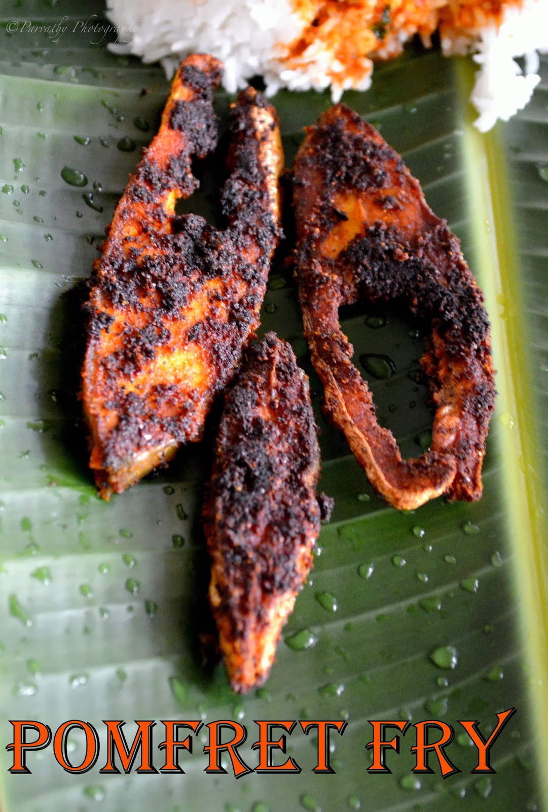 Paru S Kitchen South Indian Style Pomfret Fish Fry Vavval Meen