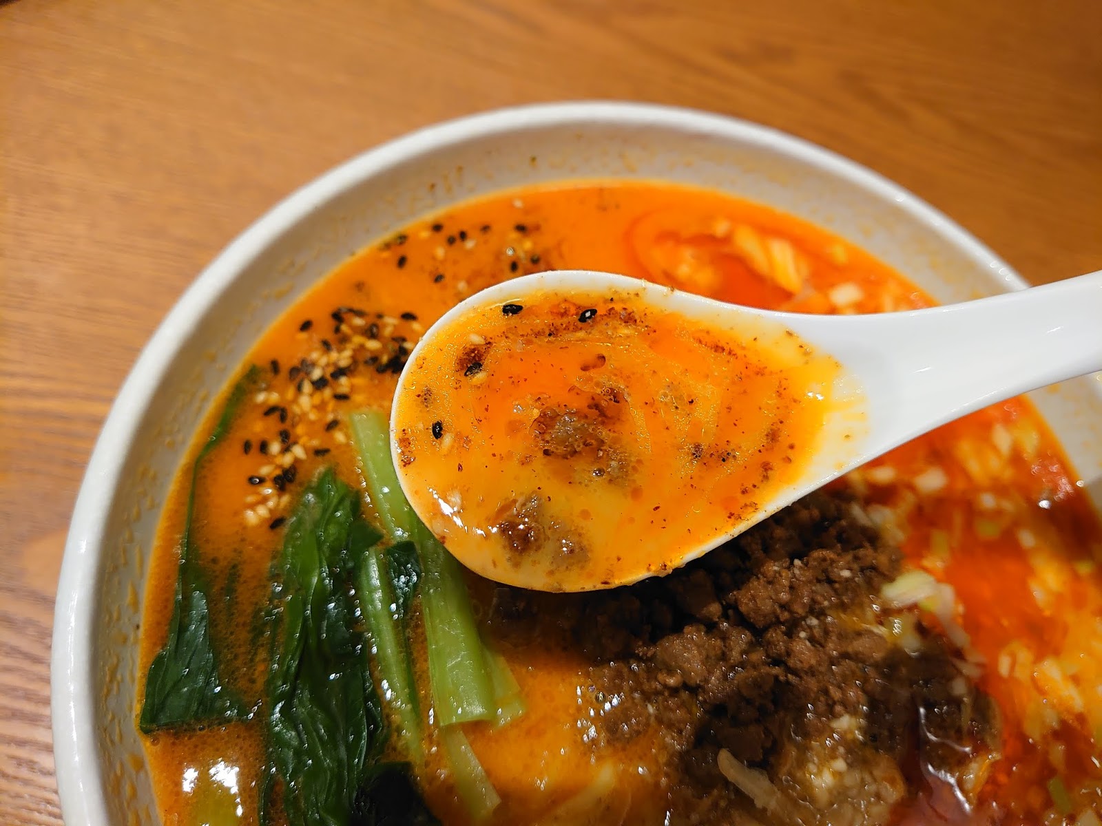 talkhokkaido Spicy hot noodle soup stand in Sapporo!