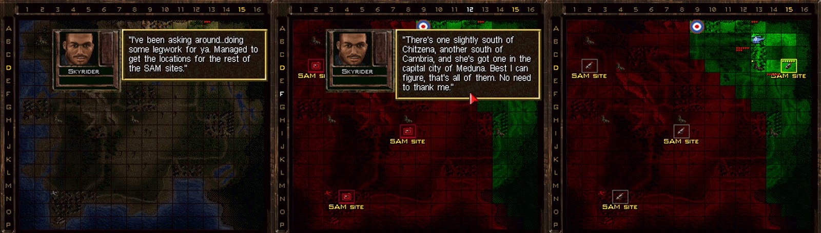 Best cRPGs: Jagged Alliance 2 Maps: Sector Guide