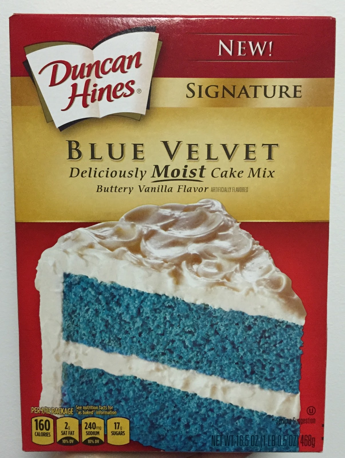 I M Made Of Sugar Chihiro S Food Blog Duncan Hines Signature Blue Velvet Cake Mix ダンカンハインズ シグネチャー ブルーベルベットケーキ ミックス