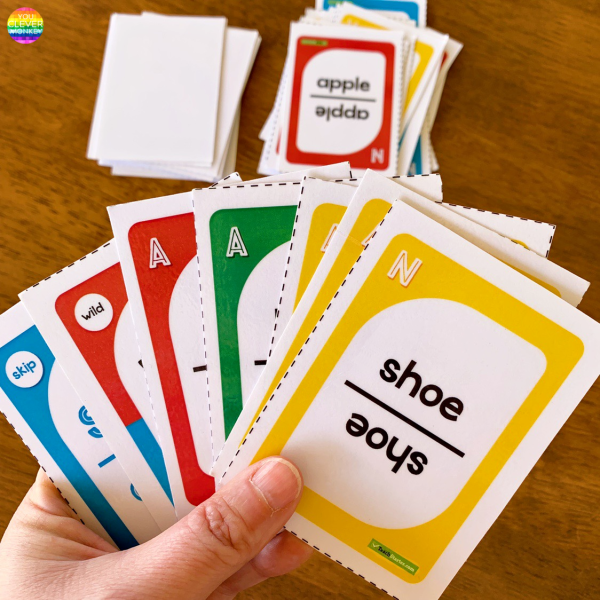 Teach Starter Parts of Speech UNO Cards | you clever monkey