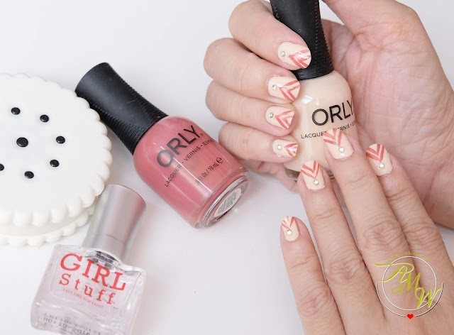 a photo of Nail Art Tutorial, Medal Nails with Rhinestones using Orly and Girlstuff