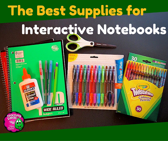 Are you trying to decide on the best supplies for interactive notebooks? This post discusses a teacher's favorite elementary classroom-tested supplies. Are you trying to decide on the best supplies for interactive notebooks? This post discusses a teacher's favorite elementary classroom-tested supplies.