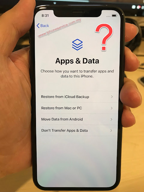 option to transfer data wireless iPhone to iPhone
