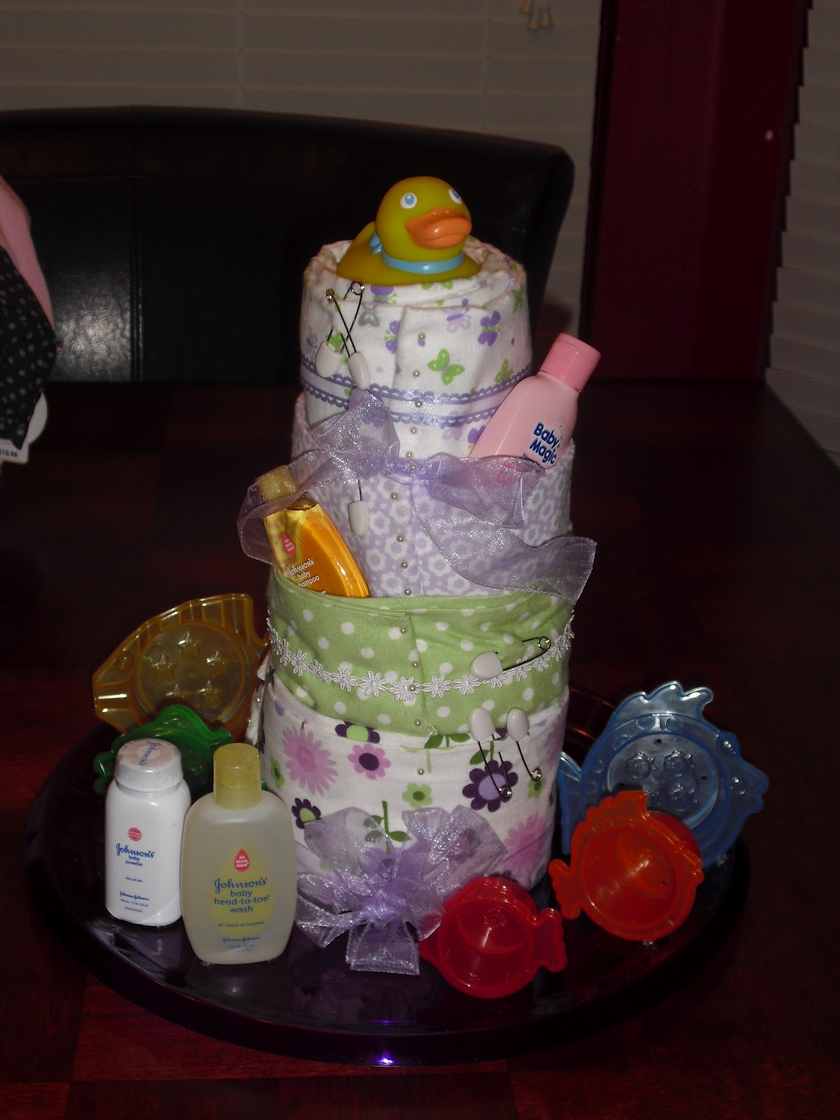 Dawn's Dreams How To Make A Baby Blanket Receiving Blanket Cake